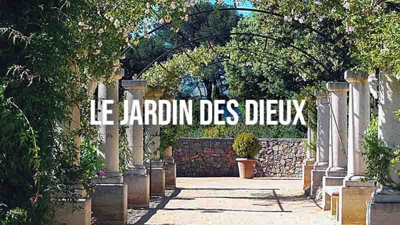 Le Jardin des Dieux, parcours du Jardin Antique Méditerranéen